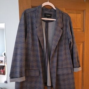 Liverpool Gray Plaid Blazer